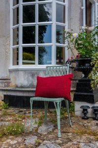 Red Silk Cushion