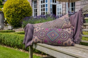 Mocha Beige Silk Cushion