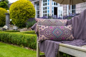 Mocha Beige Silk Cushion