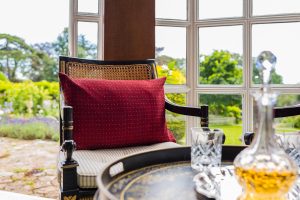 Red Silk Cushion