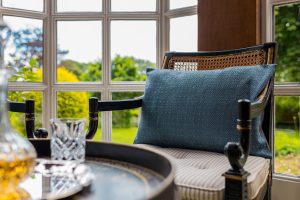 Grey Silk Cushion