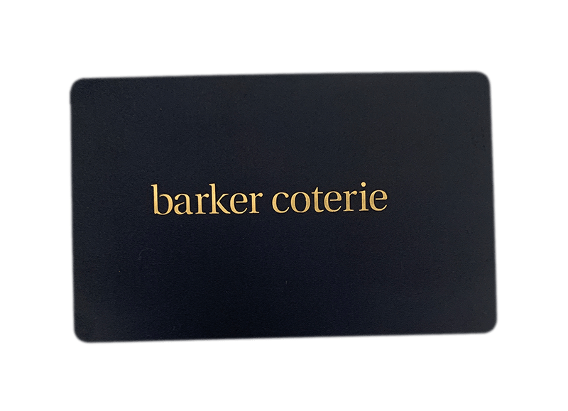 Barker Coterie Card